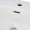 Bathroom Vanity With Ceramic Sink And Ample Storage, Ideal For Small Bathrooms by HouseOfZazla