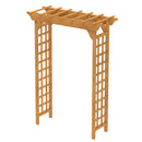 Arbor, Wedding Arch For Ceremony, Trellis For Plant Climbing, Christmas Decor Pergola For Garden Backyard - Yellow by HouseOfZazla