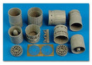 Aires 2180 1/32 MiG29A/K/M/ UB/UM Fulcrum Exhaust Nozzles For TSM