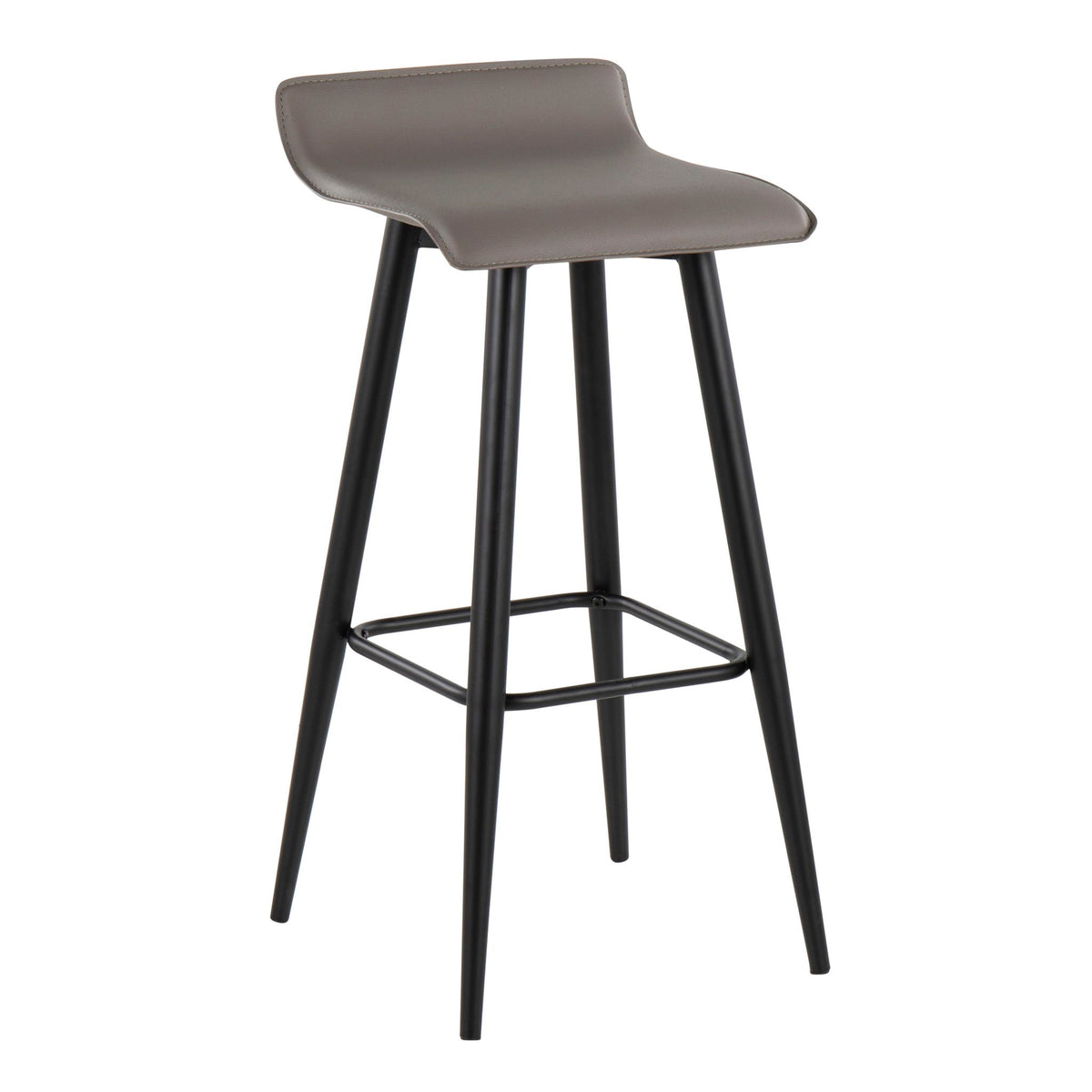 Ale - Contemporary Fixed Height Bar Stool (Set of 2), photo 6 of 20