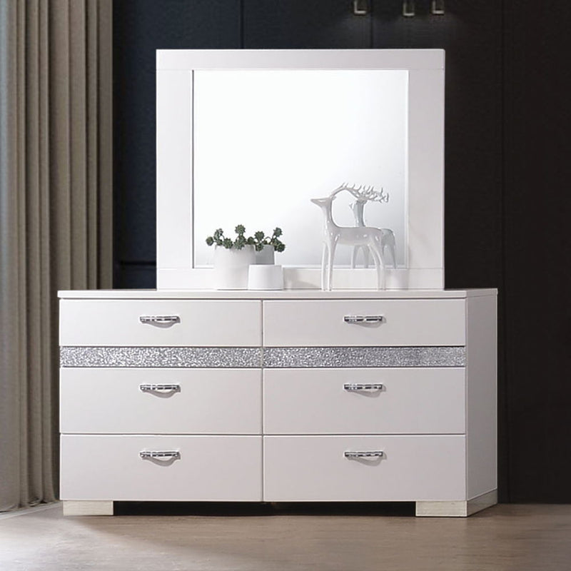 Naima II - Dresser - White High Gloss, photo 6 of 7