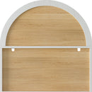 70" Tall Arched Bar Cabinet