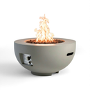 Outdoor Round Propane Fire Pit Table 28-inch, 40,000 BTU by HouseOfZazla