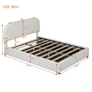 Upholstered Platform Bed With Hydraulic Storage System by HouseOfZazla