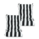 2-Piece High Back Patio Chair Cushion Set