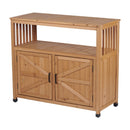 Patio Bar Table Set With Storage