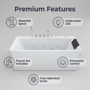 67-Inch Single-Person Luxury Whirlpool Bathtub