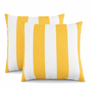 2 Pack Outdoor Throw Pillows Waterproof & Fade-Resistant by HouseOfZazla