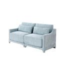Elegant Sofa With Ergonomic Design And Lumbar Pillows by HouseOfZazla