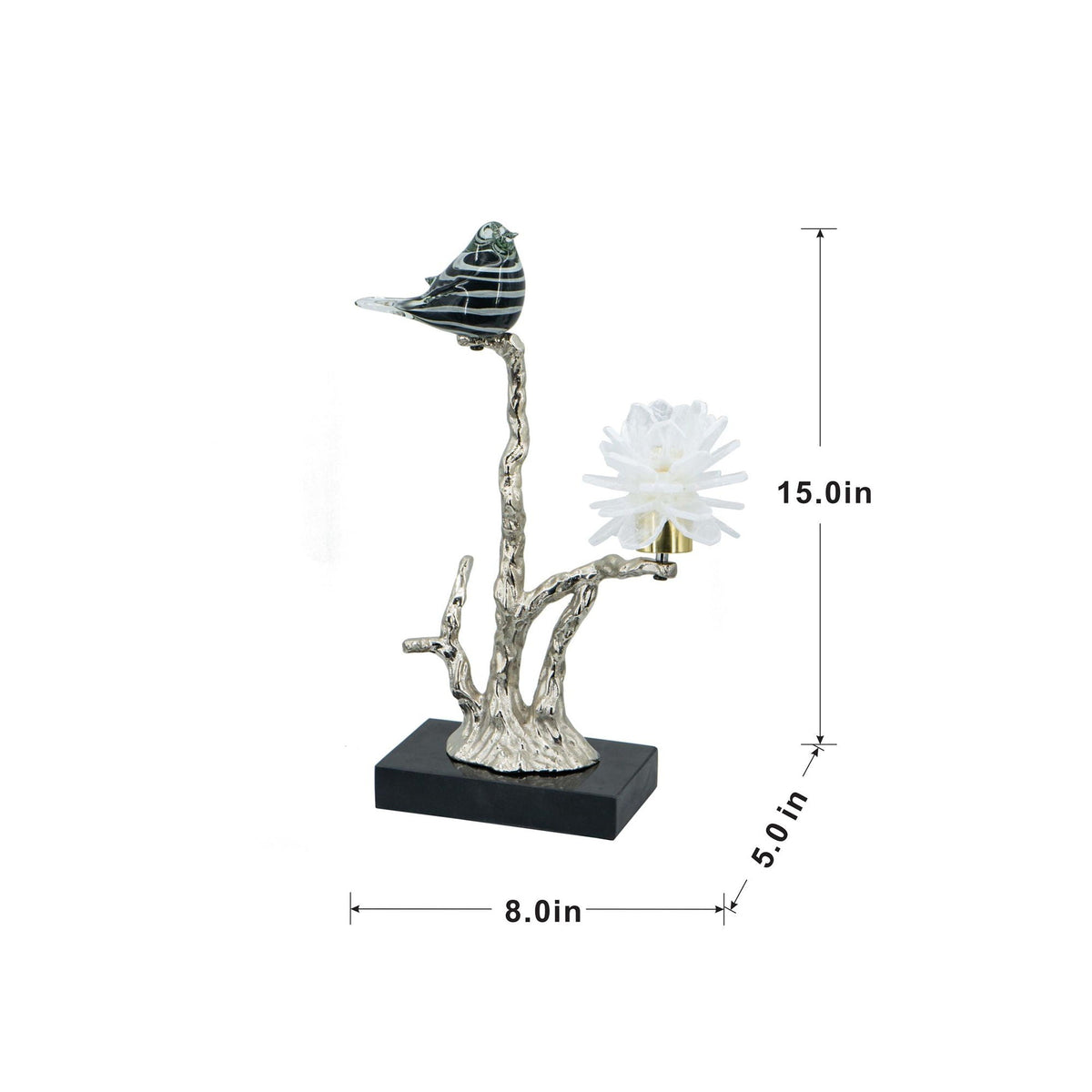 Aluminum Candle Holder With Marble Stand, photo 13 of 26