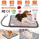 Pet Heating Pad Dog Cat Electric Heating Mat Waterproof Adjustable Warming Blanket with Chew Resistant Steel Cord Case by GBruno Store