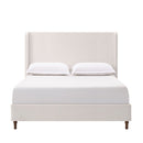 Harper - Tall Headboard Upholstered Bed / High Headboard / Elegant Simplicity / No Box Spring Needed by Unique Piece Furniture