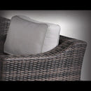 Outdoor Swivel Patio Chair With Cushions (Set of 2) - Brown by Unique Piece Furniture