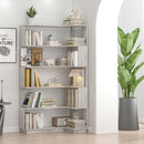 5-Tier L-Shaped Corner Bookshelf with 6 Open Shelves