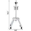 8-Section Stainless Steel Commercial Fruit Wedger and Lime Slicer