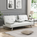 Futon Sofa Bed With Armrest Two Holders by HouseOfZazla