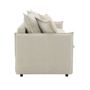 Elisea - Sleeper Sectional Sofa With 2 Toss Pillows - Beige by Unique Piece Furniture