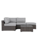 Seating Set With Cushions Handcrafted Wicker Design by HouseOfZazla