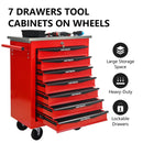 7 Drawers Multifunctional Tool Cart with Wheels by HouseOfZazla