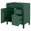 Bathroom Vanity With 2 Drawers And Tip-Out Drawer, Storage Cabinet by HouseOfZazla