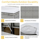 Tomax 5-Piece Outdoor Patio Rattan Sofa Set