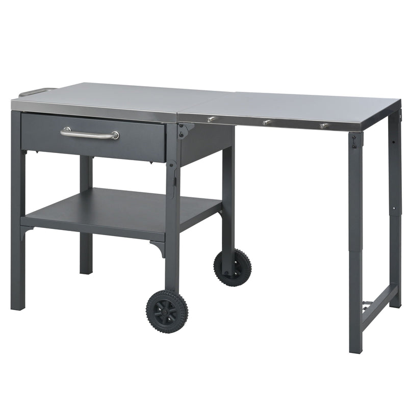 Foldable Outdoor Kitchen Cart With Storage For Patio, photo 19 of 35