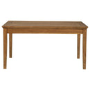 Atwood Rectangular Wood Dining Table Warm Brown