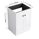 Modern Freestanding Bathroom Vanity With Soft Close Cabinet Doors by Unique Piece Furniture