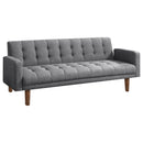 Mohawk - Tufted Back Sofa Bed - Gray by HouseOfZazla