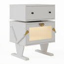 Robot LED Nightstand With 360° Rotating Drawer by HouseOfZazla