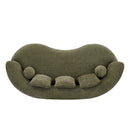 90 in. Curved Modern Boucle Sofa