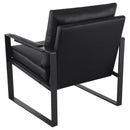 Goldbriar - Upholstered Track Arm Accent Chair - Black by HouseOfZazla