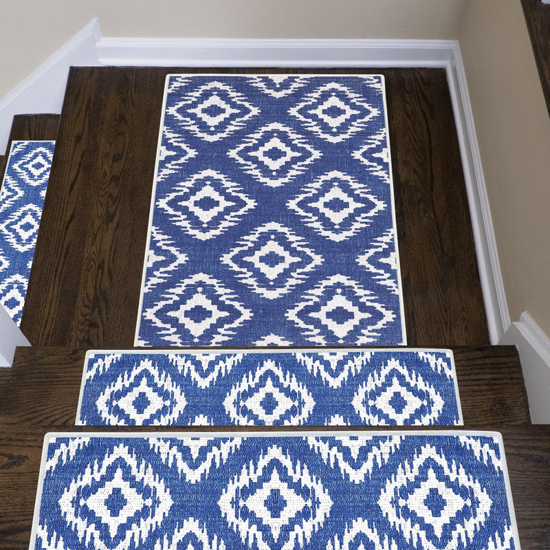 Sussexhome Tetra One Collection 2 x 3 Foot Heavy Duty Low Pile  Landing Rug Runner