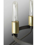 Hangar 2-Light 16"w Semi-Flush Mount/Pendant Convertible Light Fixture Antique Bronze by Progress by LampsUSA