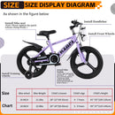 16-18 Inch Kids Bike with Training Wheels and Adjustable Seat