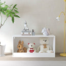 Open Toy Storage Box For Kids, Organizer Bin For Plush Toys, Books - White by Unique Piece Furniture