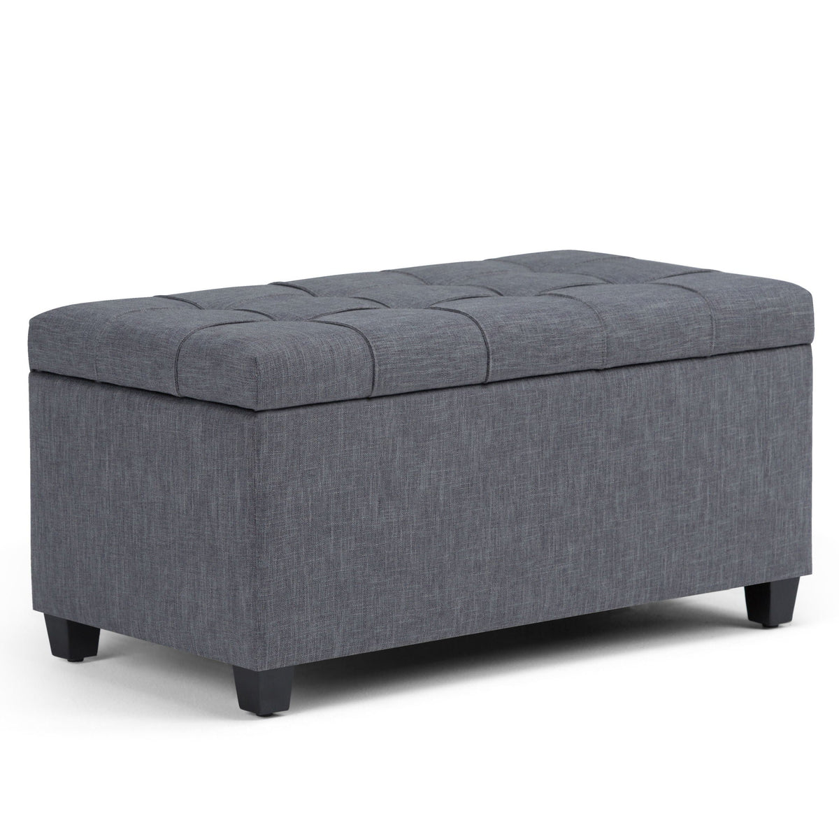 Sienna - Upholstered Storage Ottoman Bench, photo 4 of 40