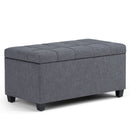 Sienna - Upholstered Storage Ottoman Bench by Unique Piece Furniture