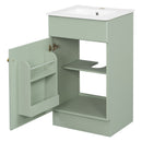 Bathroom Vanity With Sink, Cabinet With Adjustable Shelf by HouseOfZazla