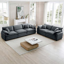Family Sofa Set - Deep Seat Sofa for Home Cinema and Living Room