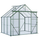 Double Door Polycarbonate house Raised Base And Anchor Aluminum Heavy Duty Walk In houses For Outdoor Backyard In All Season by HouseOfZazla
