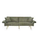Luxury Foldable Double Sofa Bed With Folding Armrests