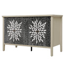 Sideboard Buffet Cabinet with 4 Doors and Adjustable Shelves