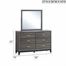 Glasgow - Dresser With 6 Drawers by Unique Piece Furniture