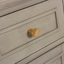 Dauphin - Handpainted Entryway Storage Cabinet - Gray Cashmere by HouseOfZazla
