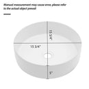 Elegant Ceramic Vessel Bathroom Sink With Stain Resistant Finish by HouseOfZazla