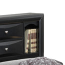 Modern Design Storage Bed With Bookcase Headboard