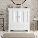 Bathroom Vanity With Sink, Cabinet With Adjustable Shelf And Drawer Divider by HouseOfZazla