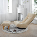 Adjustable Japanese Reclining Floor Chair Sofa With Metal Frame For Living Room by HouseOfZazla