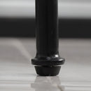 Boucle Upholstered Dining Chairs with Curved Backrest & Metal Legs Set of 2, Beige